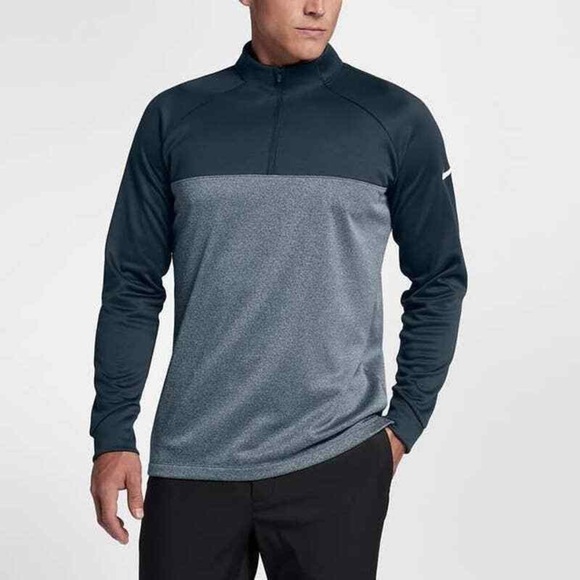 Nike Other - Nike Men's Therma Core Navy Blue Half-Zip Golf Pullover long sleeve